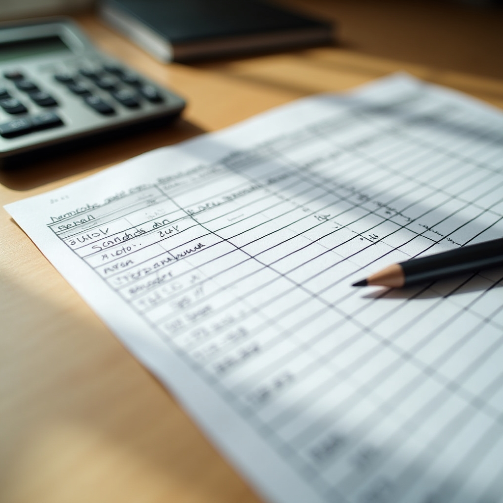 Foaie de calcul cu formule pentru cost per comandă și rată de conversie exprimate în lei